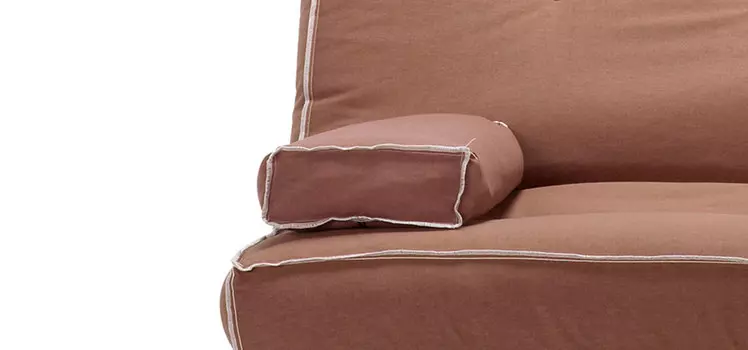 Подушка-подлокотник re (la forma) коричневый 28x14x52 см.