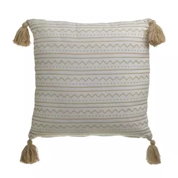 Подушка (to4rooms) бежевый 45x45x4 см.