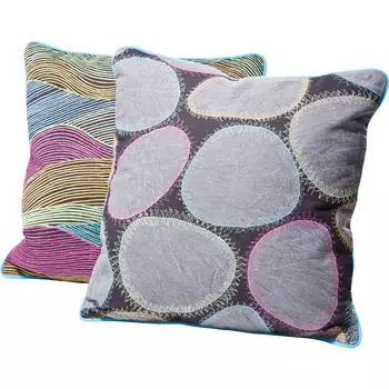 Подушка vibrations в ассортименте (kare) мультиколор 40x40x5 см.