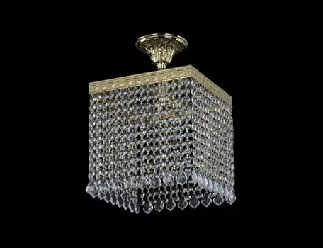 Подвес bohemia leafs (bohemia ivele crystal) золотой 27 см.