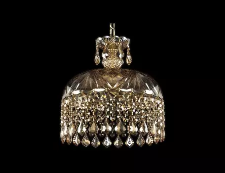 Подвес bohemia leafs (bohemia ivele crystal) золотой 35 см.