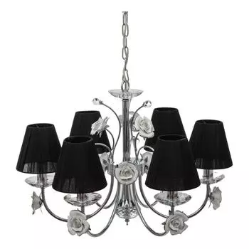 Подвесная люстра abrasax 2031/6 (chrome) (abrasax) серебристый 440 см.