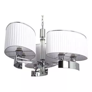 Подвесная люстра abrasax elsa l.4307-6ch (abrasax) серебристый 450 см.