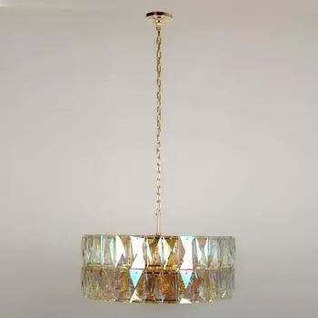 Подвесная люстра abrasax frieda l.9301-24go (abrasax) золотой 410 см.