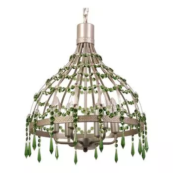 Подвесная люстра abrasax l.6501-6gr (abrasax) серебристый 500 см.