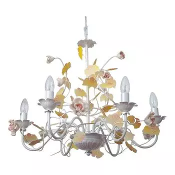 Подвесная люстра abrasax suzanne sd0979/6 (abrasax) белый 550 см.