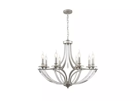 Подвесная люстра adamant (favourite) серебристый 60 см.