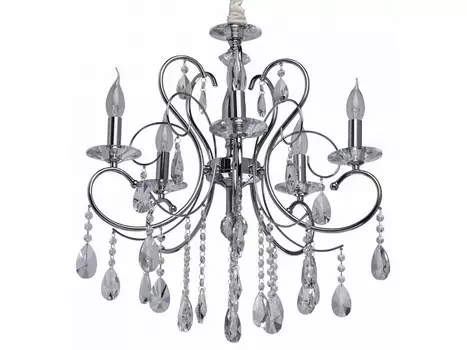 Подвесная люстра адель (mw-light) серебристый 136 см.