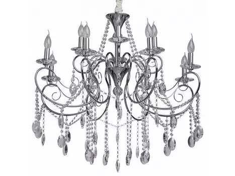 Подвесная люстра адель (mw-light) серебристый 153 см.