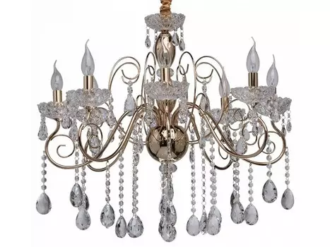 Подвесная люстра адель (mw-light) золотой 145 см.