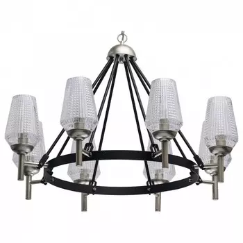 Подвесная люстра альгеро 4 (mw-light) черный 90 см.