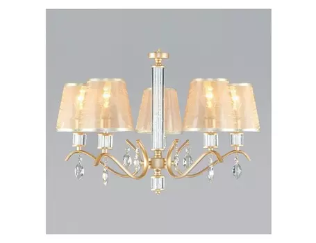 Подвесная люстра alcamo (eurosvet) золотой 91 см.