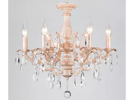 Подвесная люстра aldis (eurosvet) бежевый 100 см.