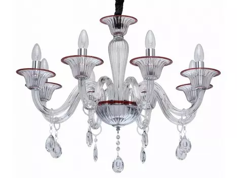 Подвесная люстра элла (mw-light) прозрачный 111 см.