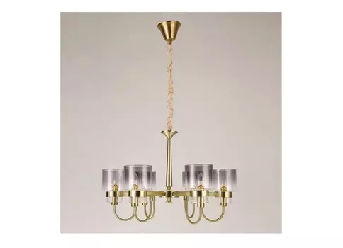 Подвесная люстра элла (mw-light) серый 60 см.