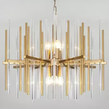 Подвесная люстра allure (bogates) золотой 45 см.