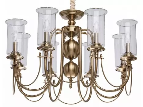 Подвесная люстра аманда (mw-light) золотой 100 см.