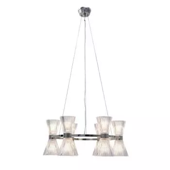 Подвесная люстра aployt elinor apl.801.13.12 (aployt) серебристый 350 см.