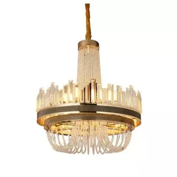 Подвесная люстра aployt elwira apl.824.03.12 (aployt) золотой 800 см.