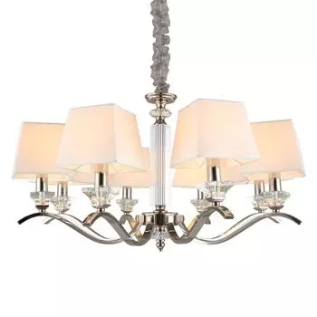 Подвесная люстра aployt emilia apl.723.03.08 (aployt) белый 700 см.