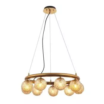 Подвесная люстра aployt ola apl.764.03.09 (aployt) золотой 1500 см.