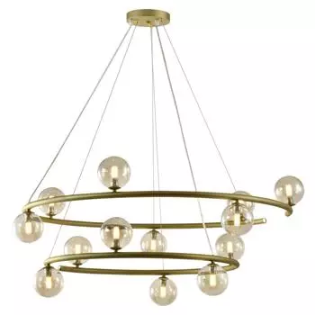 Подвесная люстра aployt polet apl.631.13.13 (aployt) золотой 600 см.
