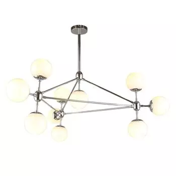 Подвесная люстра aployt rozali apl.606.27.10 (aployt) белый 1000x650 см.