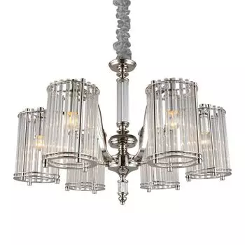 Подвесная люстра aployt sibil apl.733.03.06 (aployt) серебристый 700 см.