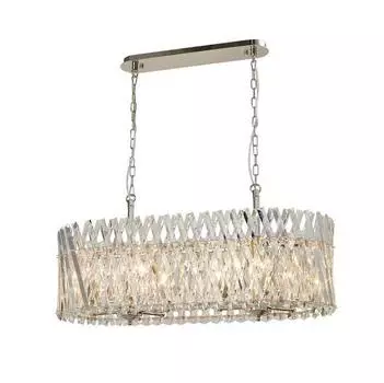 Подвесная люстра aployt verene apl.808.03.12 (aployt) серебристый 900x320 см.