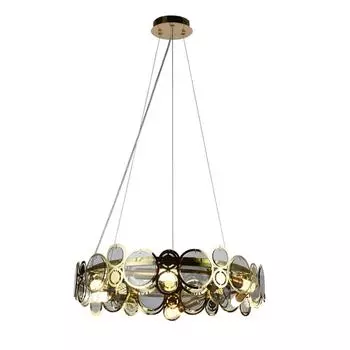 Подвесная люстра aployt veva apl.829.13.06 (aployt) золотой 250 см.