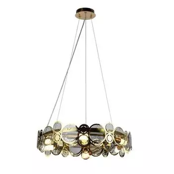 Подвесная люстра aployt veva apl.829.13.08 (aployt) золотой 250 см.