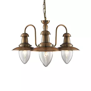 Подвесная люстра (arte lamp) бронзовый 59x33x59 см.