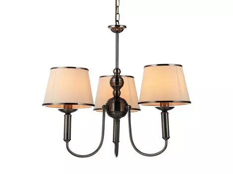 Подвесная люстра (arte lamp) коричневый 44 см.