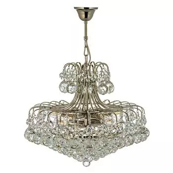 Подвесная люстра arti lampadari alanno e 1.5.50.100 n (arti lampadari) серебристый 370 см.