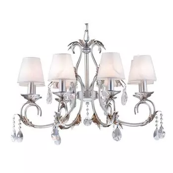 Подвесная люстра arti lampadari imola e 1.1.8 s (arti lampadari) белый 440 см.