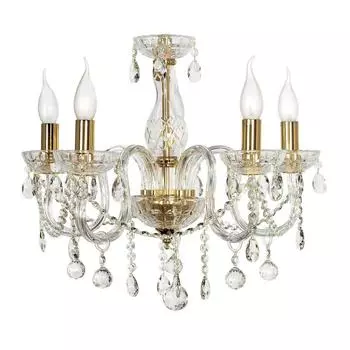 Подвесная люстра arti lampadari lubrenze e 1.1.5.600 g (arti lampadari) золотой 500 см.