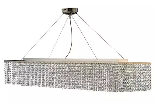 Подвесная люстра arti lampadari milano e 1.5.120x30.501 n (arti lampadari) серебристый 1200x250 см.
