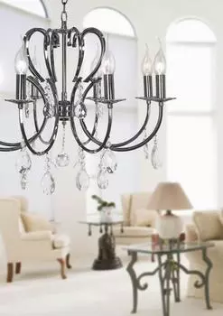 Подвесная люстра arti lampadari miracoli e 1.1.8 pb (arti lampadari) серый 480 см.