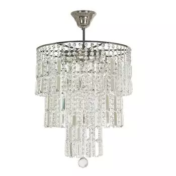 Подвесная люстра arti lampadari napoli e 1.5.38.501 n (arti lampadari) серебристый 540 см.