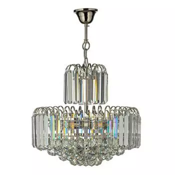Подвесная люстра arti lampadari ovada e 1.5.40.100 n (arti lampadari) серебристый 350 см.