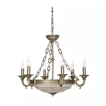 Подвесная люстра arti lampadari pavia e 1.13.6 a (arti lampadari) бронзовый 600 см.