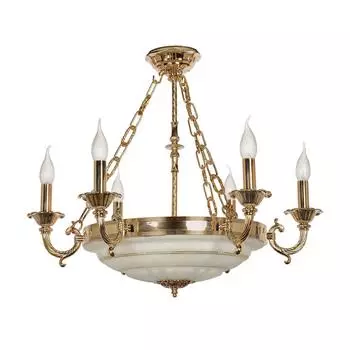 Подвесная люстра arti lampadari pavia e 1.13.6 g (arti lampadari) золотой 600 см.