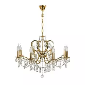 Подвесная люстра arti lampadari pisani e 1.1.8.601 g (arti lampadari) золотой 560 см.