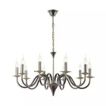 Подвесная люстра arti lampadari pontone e 1.1.10 pb (arti lampadari) серый 430 см.