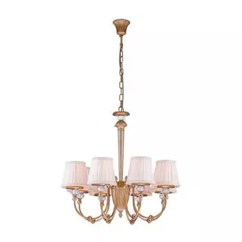 Подвесная люстра arti lampadari roana e 1.1.8 ag (arti lampadari) бежевый 500 см.