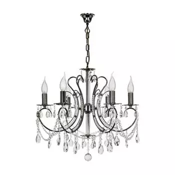 Подвесная люстра arti lampadari romano e 1.1.6.601 nb (arti lampadari) серый 500 см.