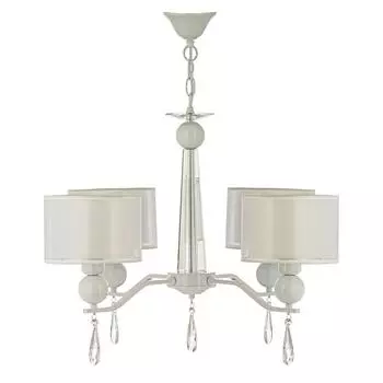 Подвесная люстра arti lampadari rufina e 1.1.4.600 w (arti lampadari) белый 500 см.