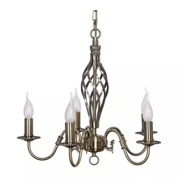 Подвесная люстра arti lampadari tortora e 1.1.5 a (arti lampadari) бронзовый 470 см.