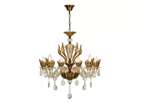 Подвесная люстра asia (ilamp) бронзовый 68x90 см.