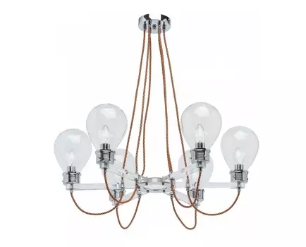 Подвесная люстра атмосфера (regenbogen life) прозрачный 72 см.